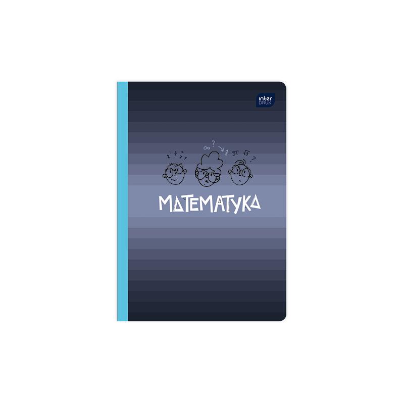 Zeszyt A5 60k kratka Matematyka Hybrid INTERDRUK