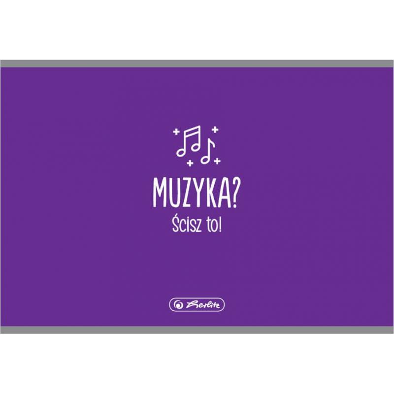 Zeszyt do nut 16 A5 poziomy