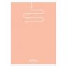 Zeszyt 80 A4kr pastel color blocking (P)