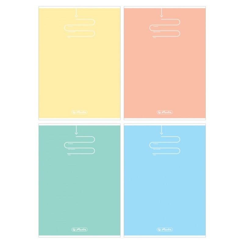 Zeszyt 80 A4kr pastel color blocking (P)