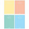 Zeszyt 80 A4kr pastel color blocking (P)