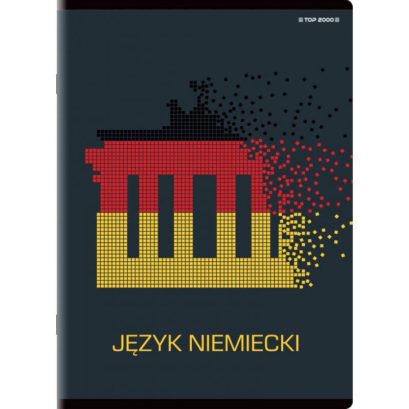 Zeszyt Niemiecki A5 60k kratka TOP 2000