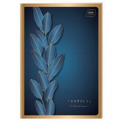 Zeszyt A4 80k kratka Metallic Gold (MG) INTERDRUK