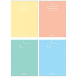 Zeszyt B5 96k kratka Pastel Color Blocking (P) HERLITZ