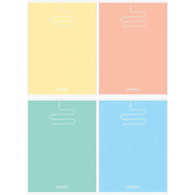 Zeszyt B5 96k kratka Pastel Color Blocking (P) HERLITZ