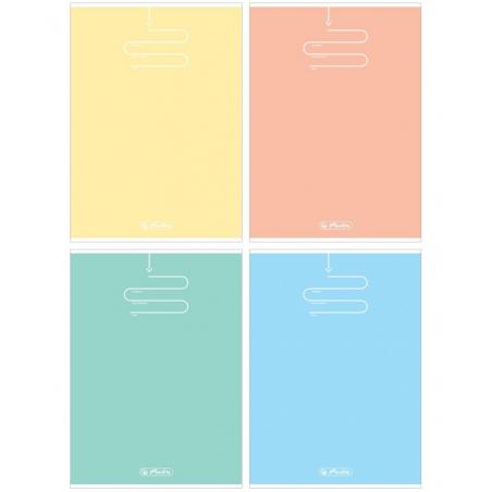 Zeszyt B5 96k kratka Pastel Color Blocking (P) HERLITZ