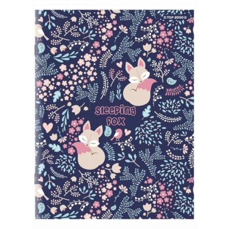 TOP Zeszyt megamix A5 32k linia podwójna kolor