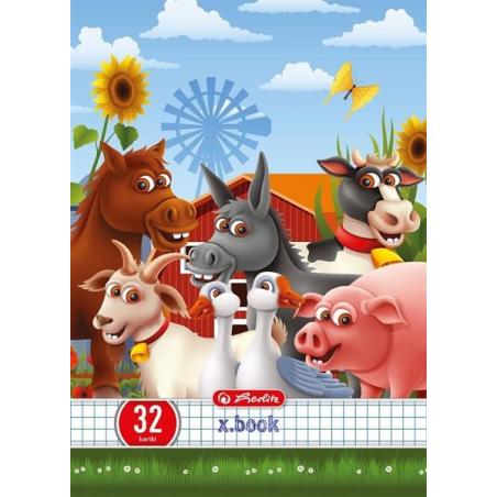Zeszyt A5 32k kratka Happy Pets HERLITZ
