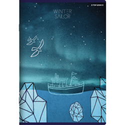 Zeszyt A5 32k Winter Sailor kratka TOP 2000