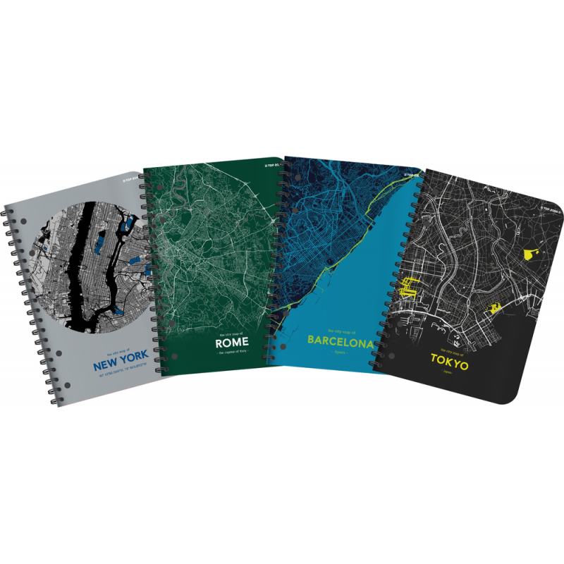 TOP KOŁOZESZYT A4 100K МОНОХРОМНА РЕШІТКА 2022