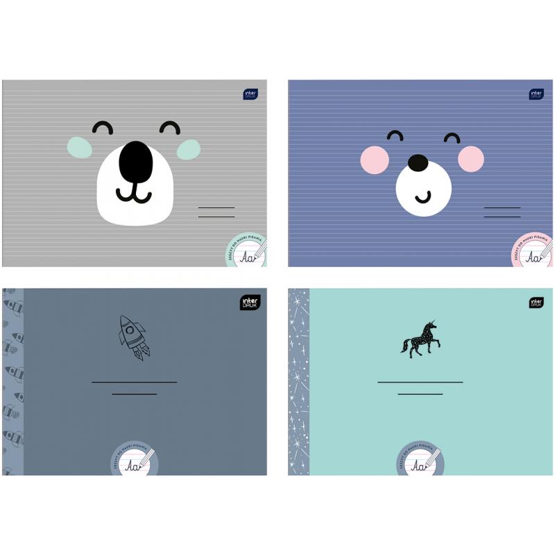 Zeszyt A4 32k. 3-linie poziome INTERDRUK