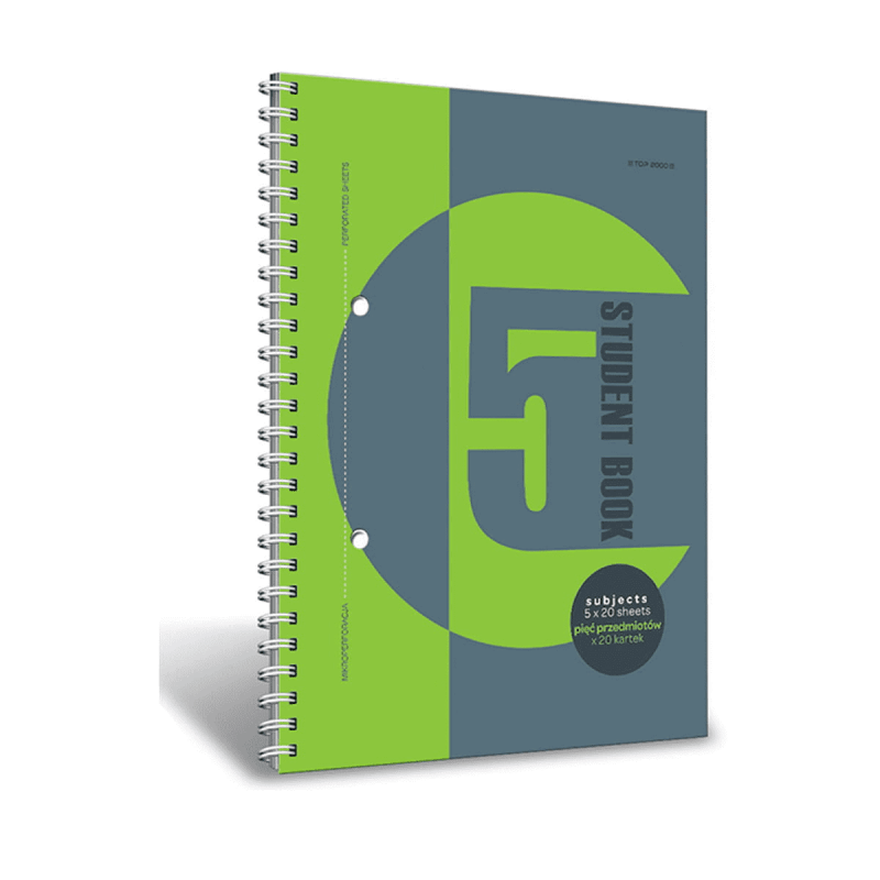 Kołozeszyt B5 100k kratka Student TOP 2000