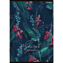 Zeszyt A5 80k kratka Secret Garden TOP 2000