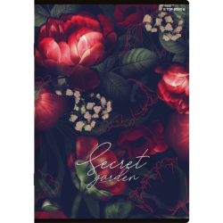 Zeszyt A5 80k kratka Secret Garden TOP 2000