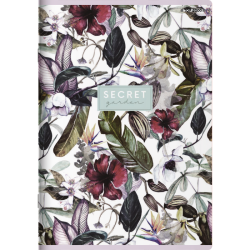 Zeszyt A5 80k kratka Secret Garden TOP 2000