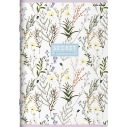 Zeszyt A5 80k kratka Secret Garden TOP 2000