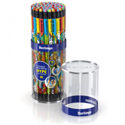 BERLINGO ołówek z czarnego drewna Hype