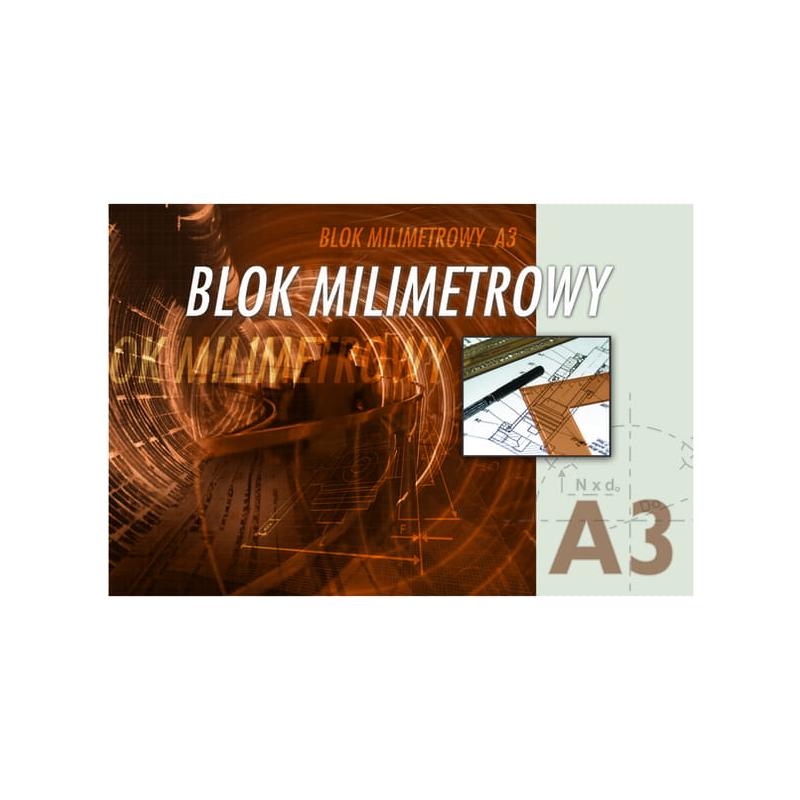 Blok milimetrowy A3 20k KRESKA