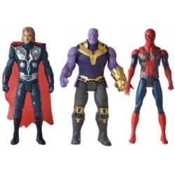 Zestaw 3 figurki świecące avengers 4 MARVEL