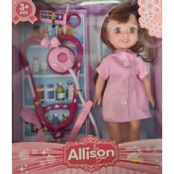 Lalka lekarka z akcesoriami Allison