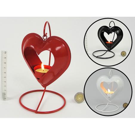 Свічник висяче серце + чайний вогник