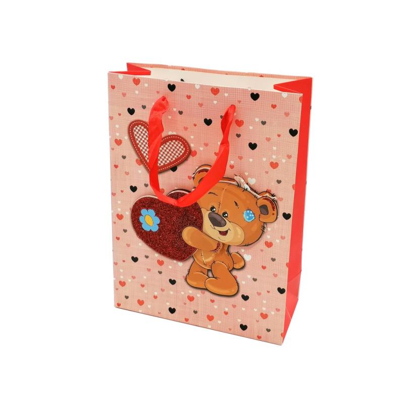 3D подарунковий пакет маленький 12/720