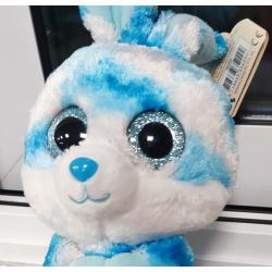 Плюшевий талісман зайця 30см з блиском очей