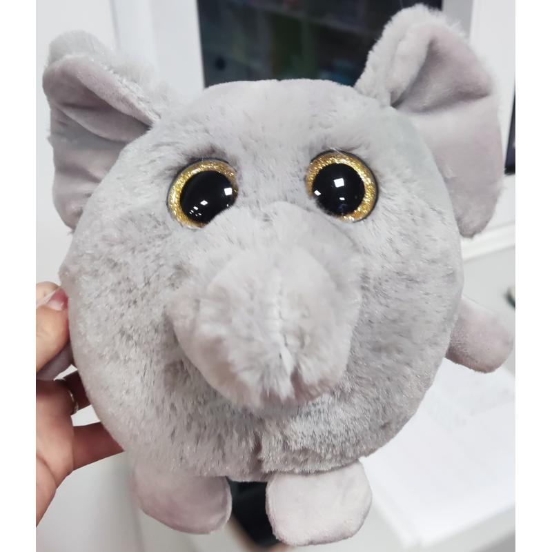 Maskotka pluszowa Zwierzak Kula brokatowe oczy 25cm