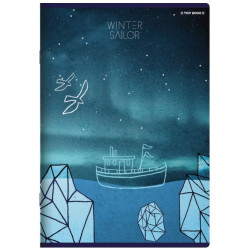 Zeszyt A5 60k Winter Sailor krata 2022 TOP 2000