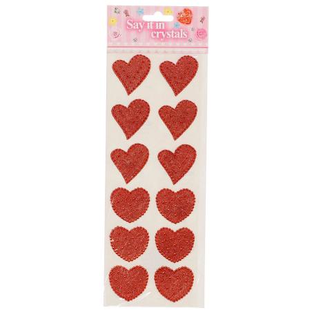 Наклейка з блискітками - серце - креативна стаття