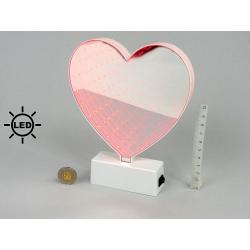 Lampka 3D LED - Serce tunel