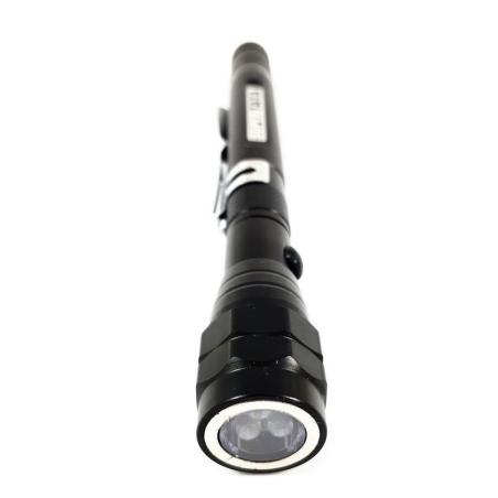 Latarka teleskopowa 56,5cm czarna LED