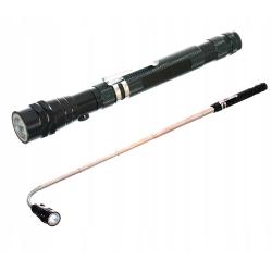 Latarka teleskopowa 56,5cm czarna LED