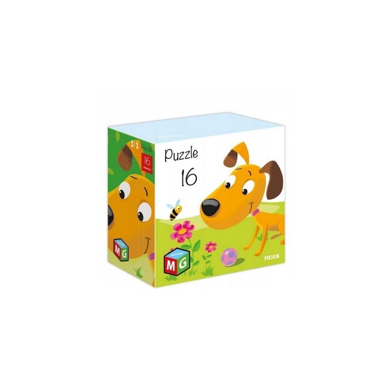 Puzzle 16el. Piesek MULTIGRA