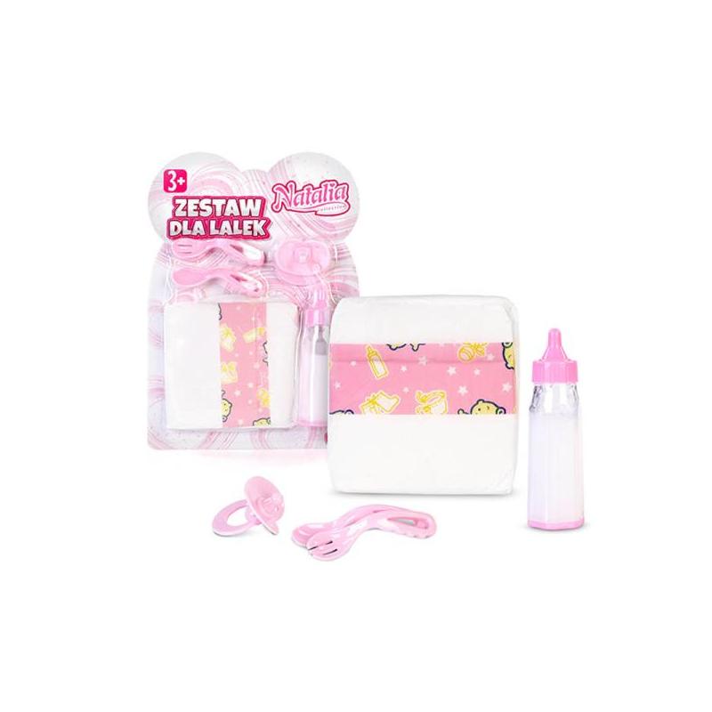 Zestaw dla lalek Natalia pieluszka+akcesoria ARTYK