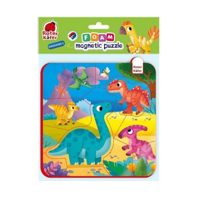 Piankowe puzzle magnetyczne Dinozaury ROTER KAFER
