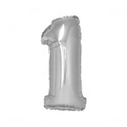 Фольгована кулька 35см цифра 1