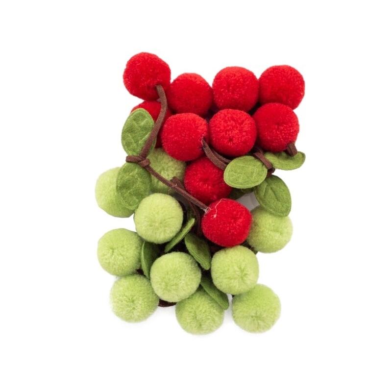 Pompony 20mm Słodkie wisienki 33521012 ASTRA