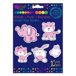 Наклейки з поролону - SWEET PETS 10 шт. - креативна стаття