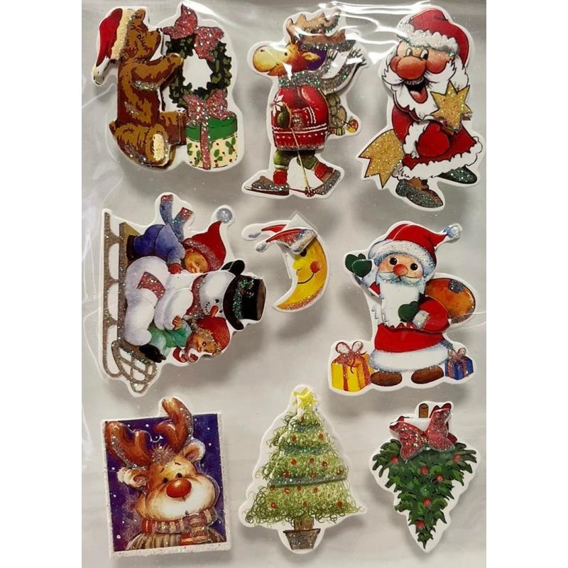 Велика прикраса BN/12 - 3D різдвяні наклейки