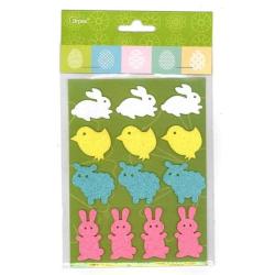 Наклейки з великодньої піни WN0147 - креативна стаття