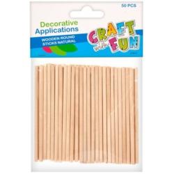 Дерев'яні круглі палички - креативна стаття