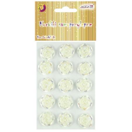 Dżety kryształki JET-3110 Samoprzylepne perełki 17mm ALIGA