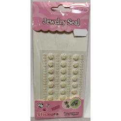 Самоклеюча прикраса - діамантова троянда 7мм маленька - креативна стаття