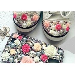 Ozdoba diamentowa róża 7 mała 22x10cm ALIGA