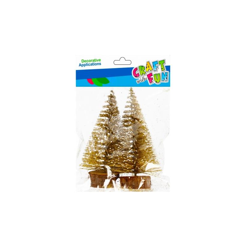 Ялинка 10см 2шт. Золотий 501492