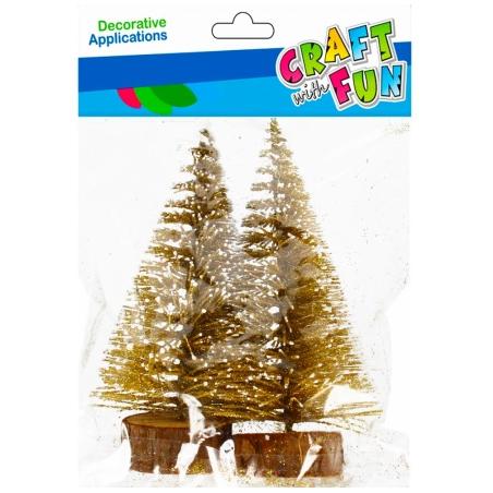 Ялинка 10см 2шт. Золотий 501492