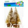 Ялинка 10см 2шт. Золотий 501492
