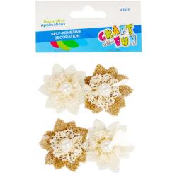 Декоративне прикраса самоклеющейся квітки - креативна стаття