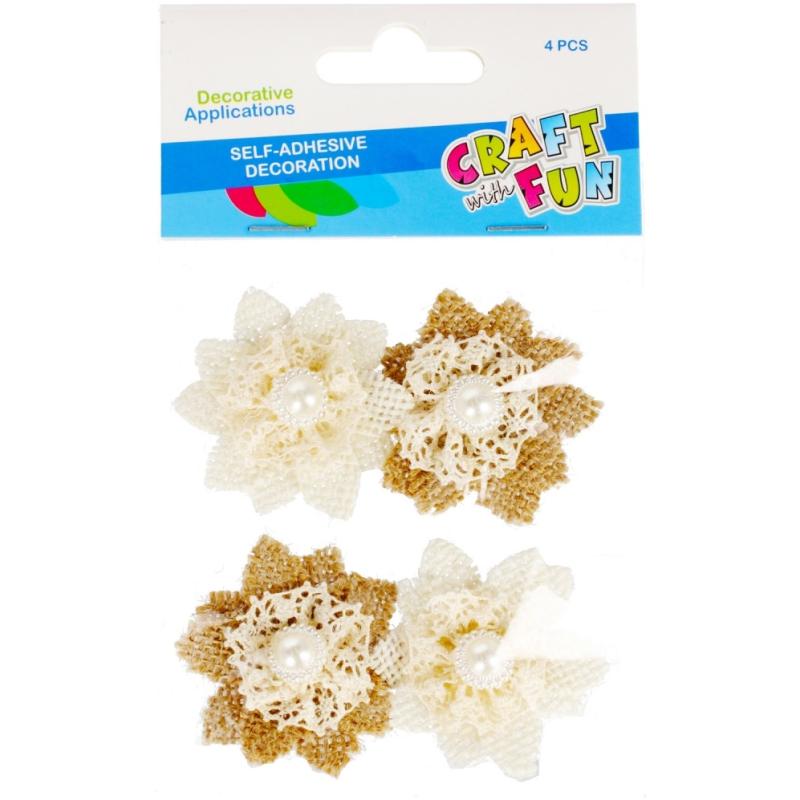 Декоративне прикраса самоклеющейся квітки - креативна стаття